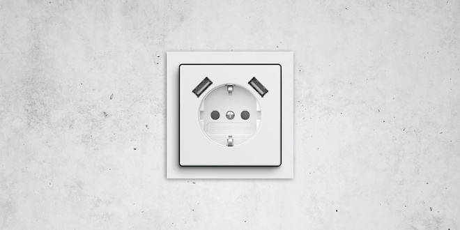 SCHUKO® USB-Steckdose bei Elektro Knaak GmbH & Co. KG in Hanau / Großauheim