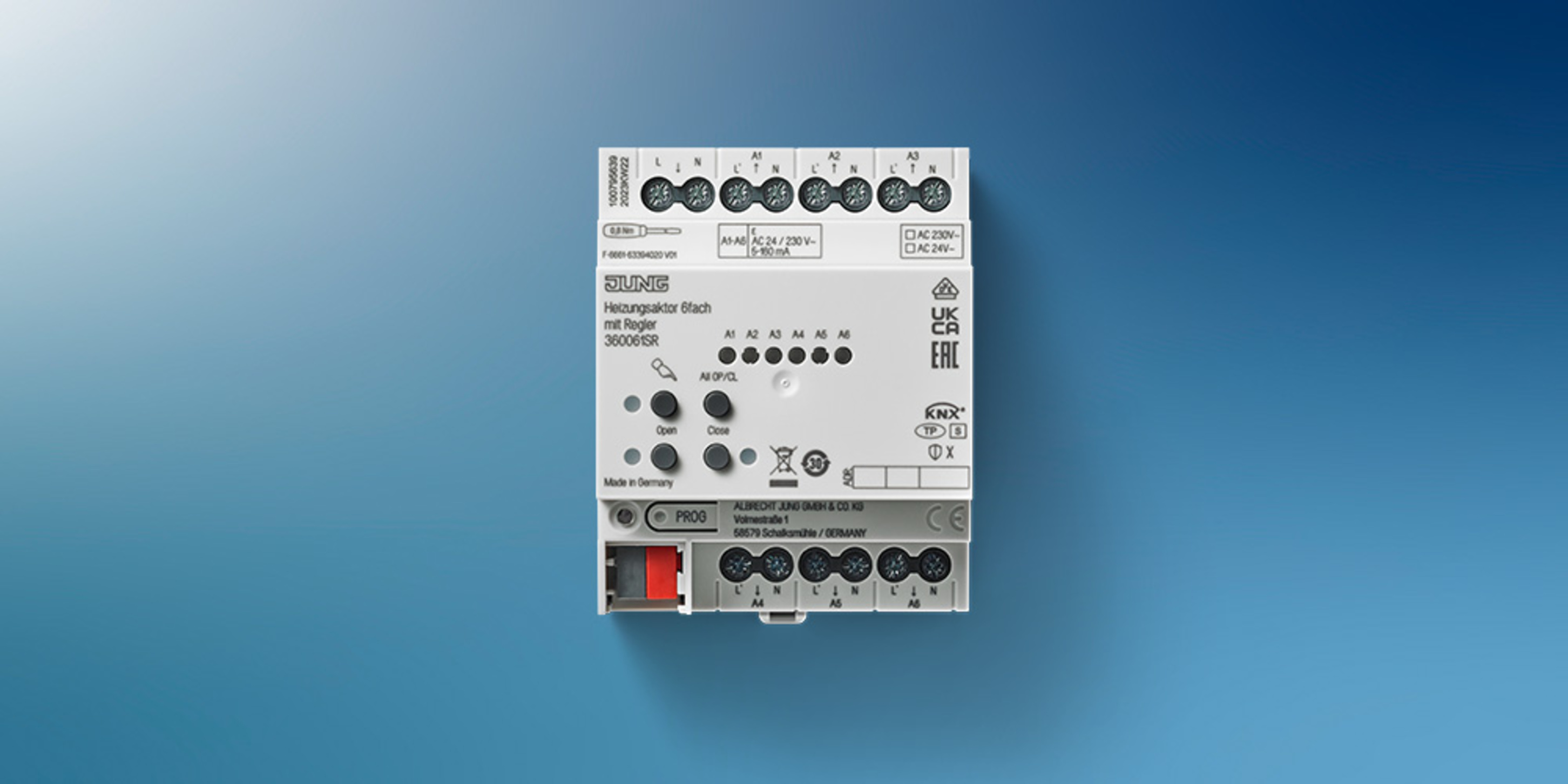 KNX Heizungsaktor 6-fach bei Elektro Knaak GmbH & Co. KG in Hanau / Großauheim